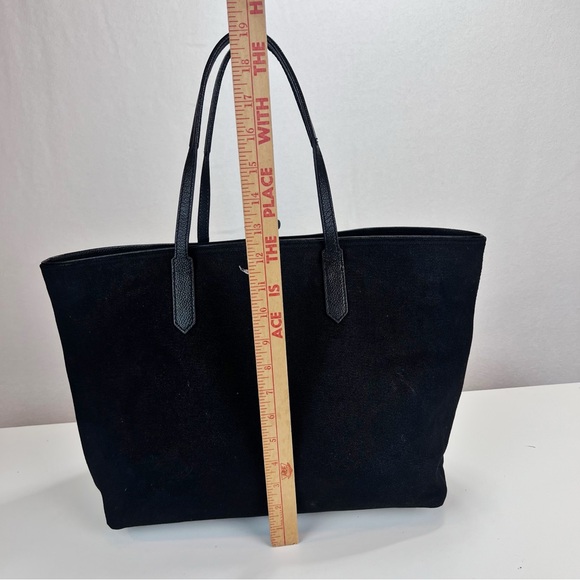 Zadig & Voltaire Mick Wings Black Tote Bag Canvas and Leather - Picture 4 of 10